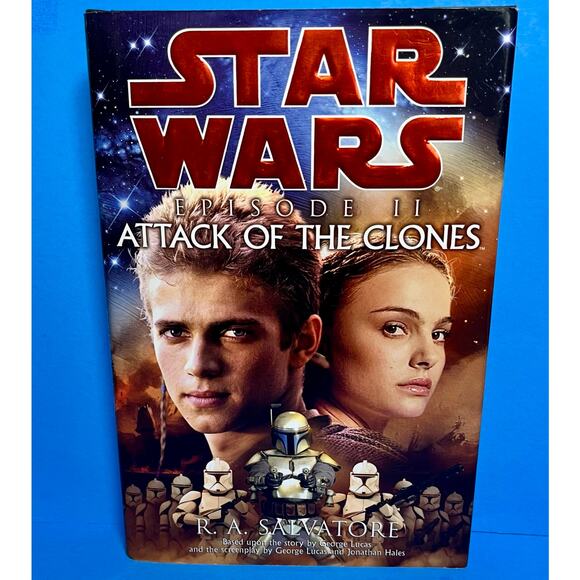 Star Wars Episode II Attack of the Clones HC 1st Edition 2002 R.A. Salvatore - Picture 1 of 8